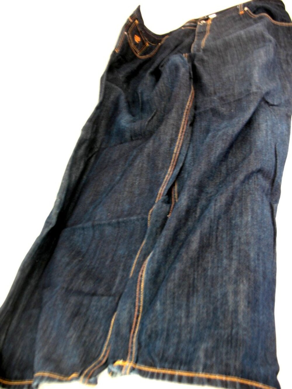 Vintage Rocawear Jeans Mens 44x34 Blue Wide Leg Baggy Streetwear Denim Y2K 90S - Picture 4 of 7